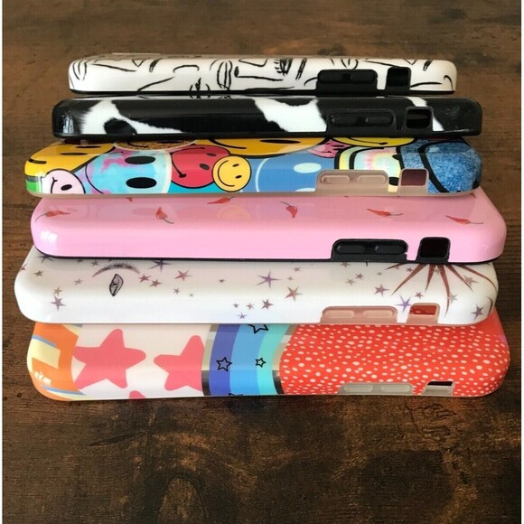 LOT OF 6 - iPhone  Casely Protective Cases Multi Color - Picture 2 of 4